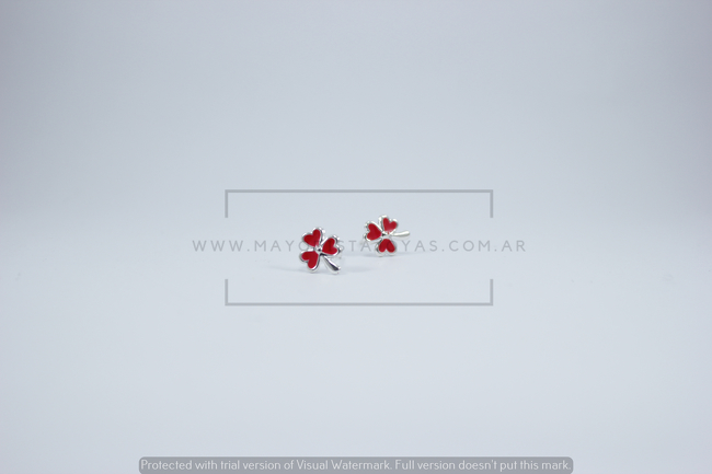 ARO TREBOL ESMALTADO (PPI0008)