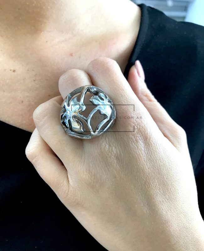 ANILLO ACERO CALADO (2246)