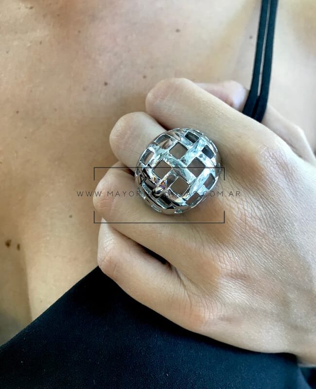 ANILLO ACERO CALADO (2240)