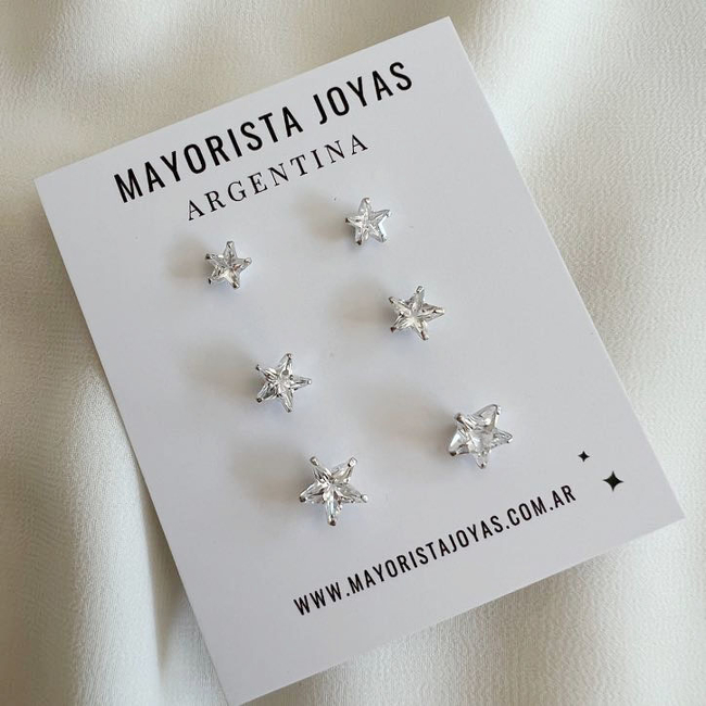 SET AROS PLATA Y CUBIC (PPC0171)