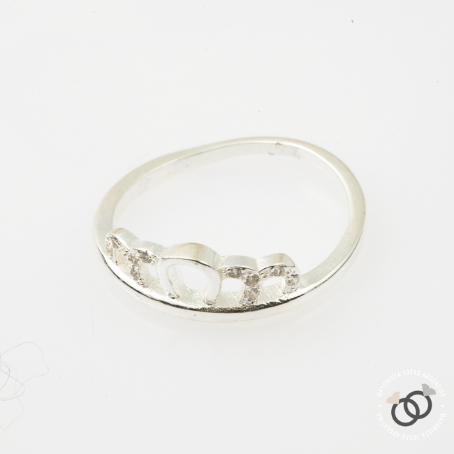 ANILLO PLATA CON CUBIC (PAC0163)