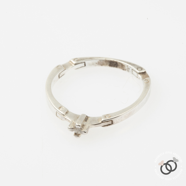 ANILLO PLATA CON CUBIC (PAC171)