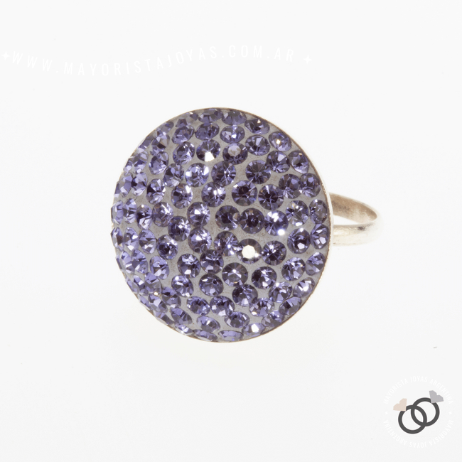 ANILLO PLATA MICROCRISTAL (PAM019)