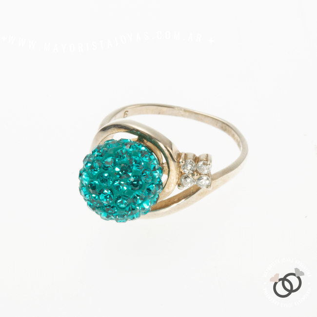 ANILLO PLATA MICROCRISTAL (PAM028)