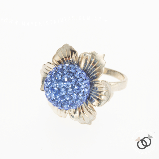 ANILLO PLATA MICROCRISTAL (PAM046)