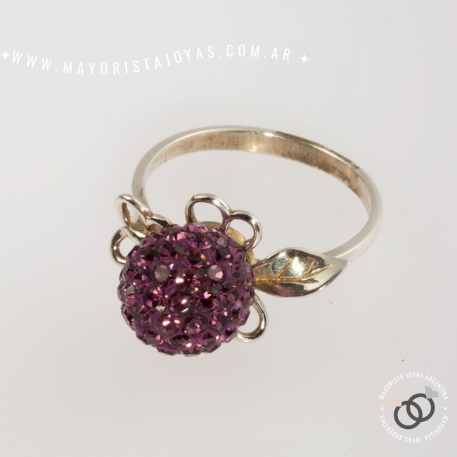 ANILLO PLATA MICROCRISTAL (PAM062)