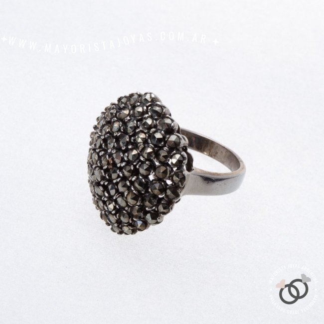 ANILLO PLATA Y PIEDRA  (PAP283)