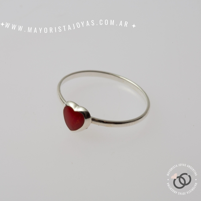 ANILLO PLATA Y PIEDRA (PAP295R)