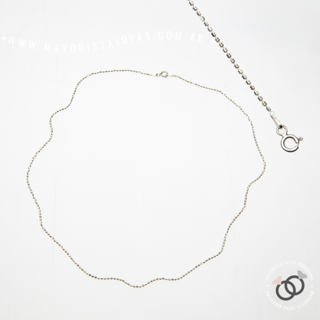 CADENA PLATA ITALIANA 40 cm (PCI0013)