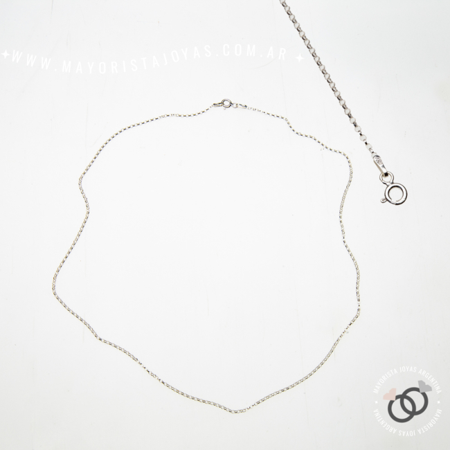 CADENA PLATA ITALIANA 40 cm (PCI0017)