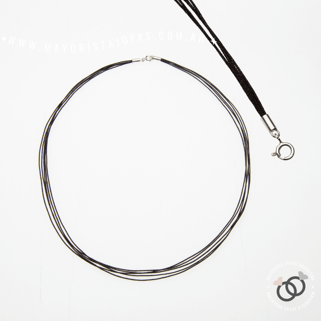 CORDON MULTIPLE SEDA NEGRO (PCI0030)