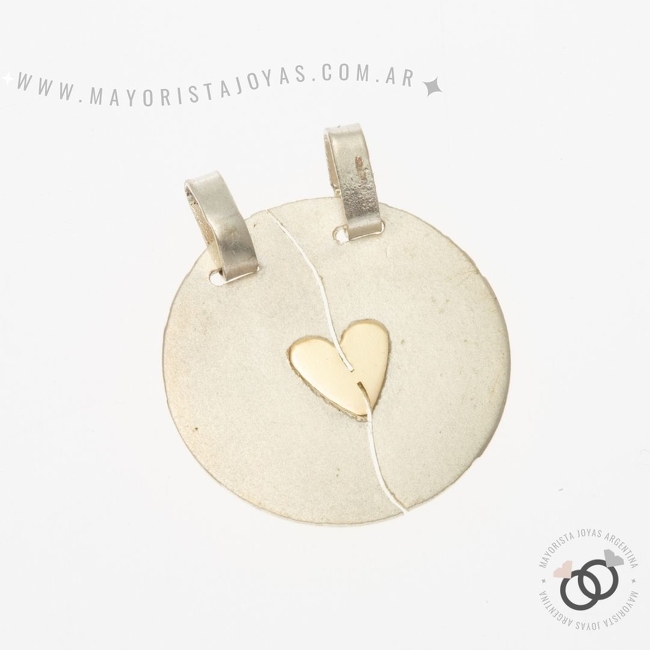 DIJE PLATA Y ORO (POD003)