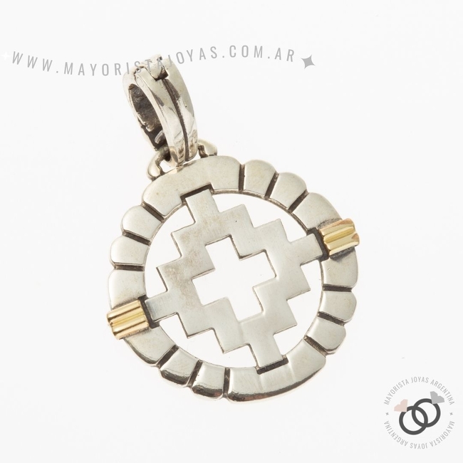 DIJE PLATA Y ORO (POD015)