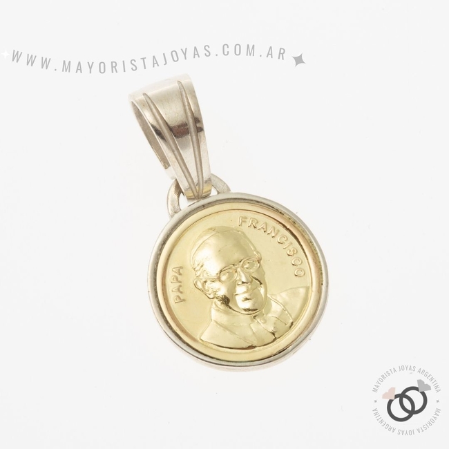 DIJE PLATA Y ORO (POD019)