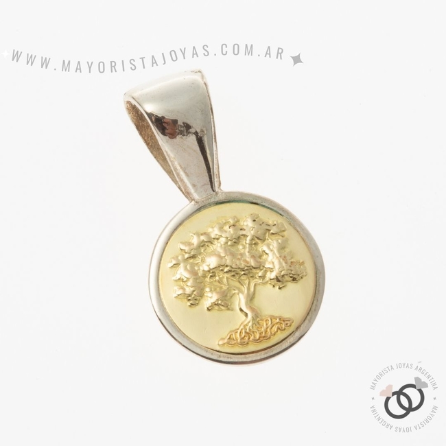 DIJE PLATA Y ORO (POD0021)