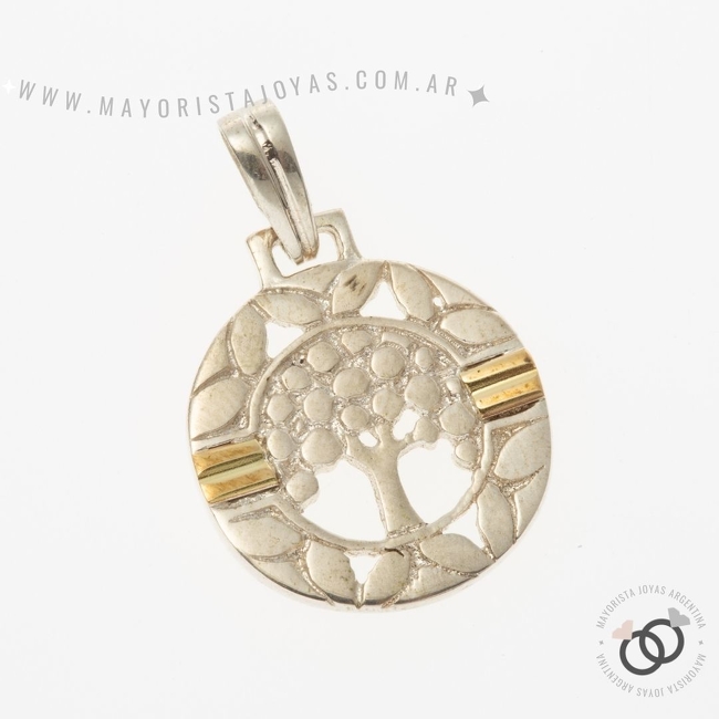 DIJE PLATA Y ORO (POD023)