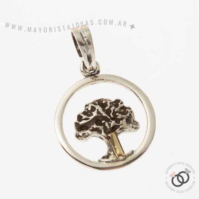 DIJE PLATA Y ORO (POD024)