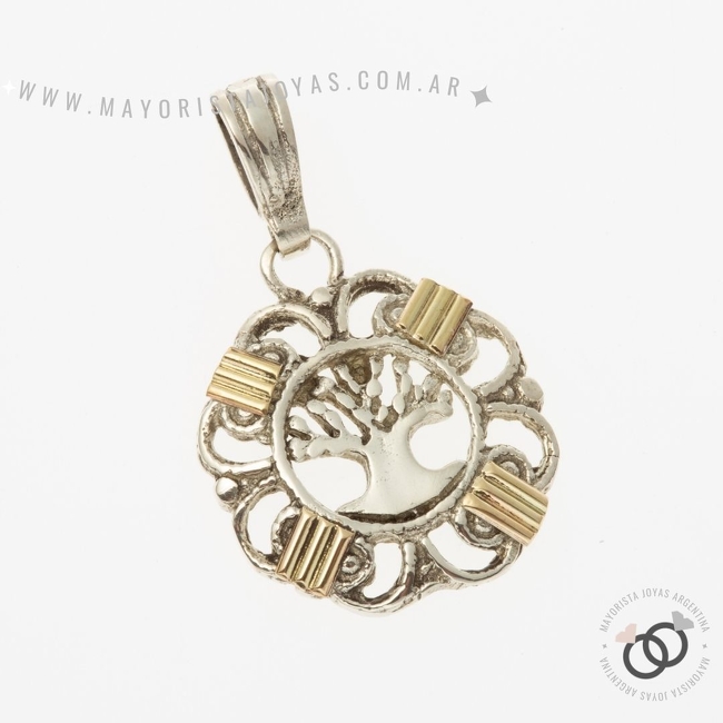 DIJE PLATA Y ORO (POD027)