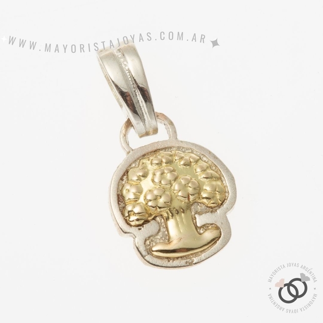 DIJE PLATA Y ORO (POD028)