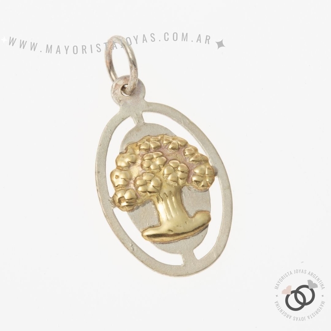 DIJE PLATA Y ORO (POD029)