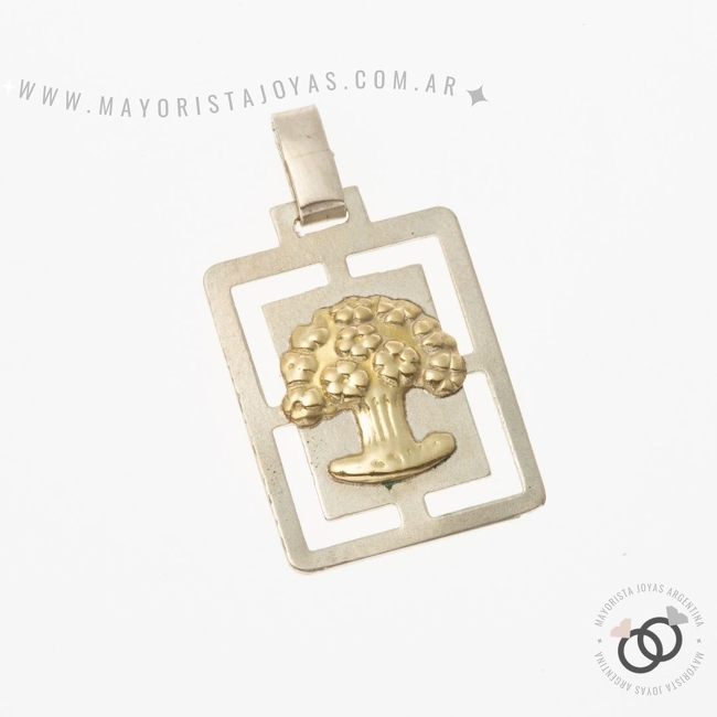 DIJE PLATA Y ORO (POD031)