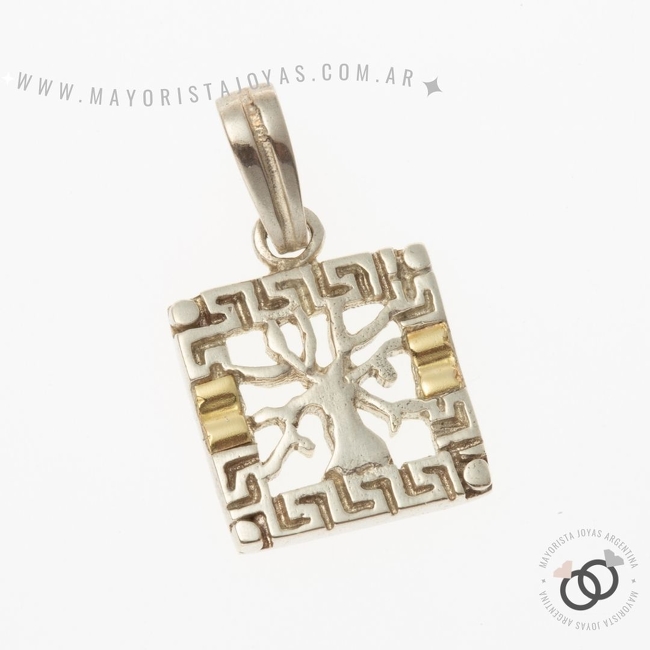 DIJE PLATA Y ORO (POD032)