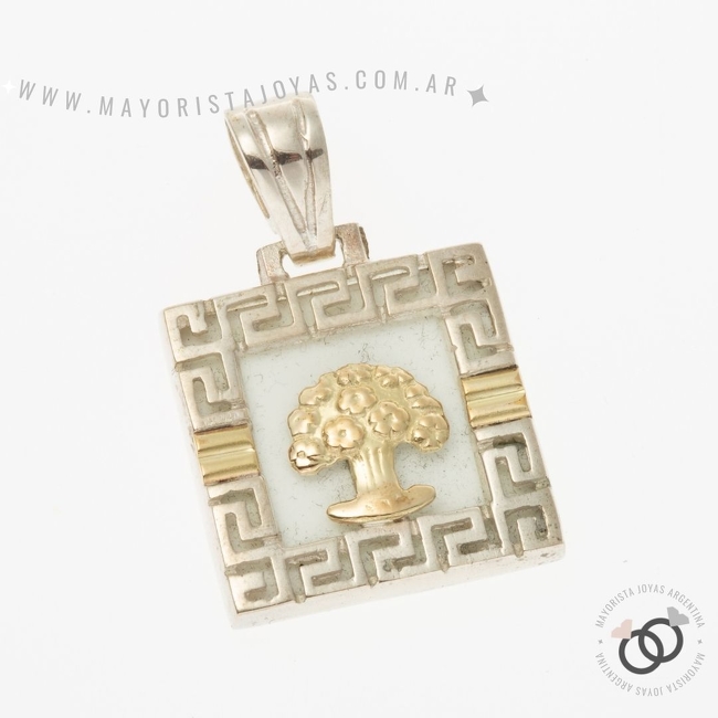 DIJE PLATA Y ORO (POD033)