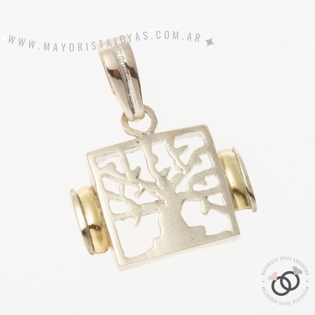 DIJE PLATA Y ORO (POD034)