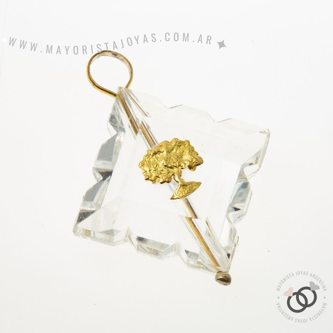 DIJE PLATA Y ORO (POD041)