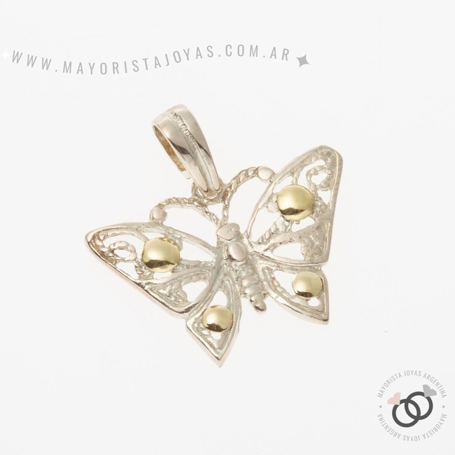 DIJE PLATA Y ORO (POD056)