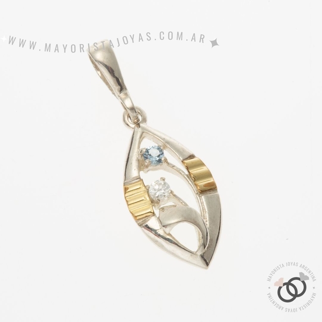 DIJE PLATA Y ORO (POD075)