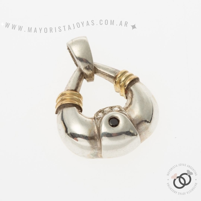 DIJE PLATA Y ORO (POD076)