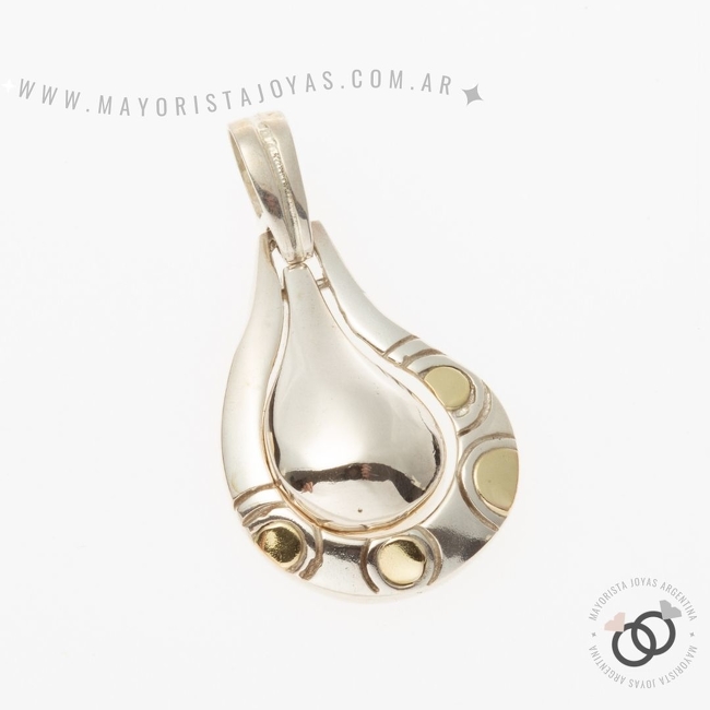 DIJE PLATA Y ORO (POD078)