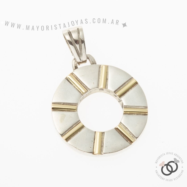 DIJE PLATA Y ORO (POD079)