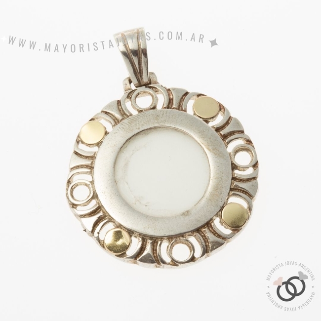 DIJE PLATA Y ORO (POD080)