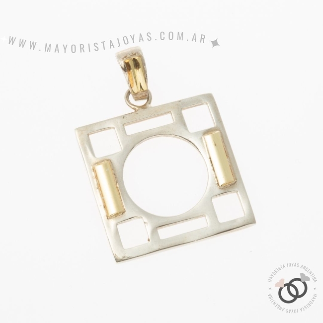 DIJE PLATA Y ORO (POD081)