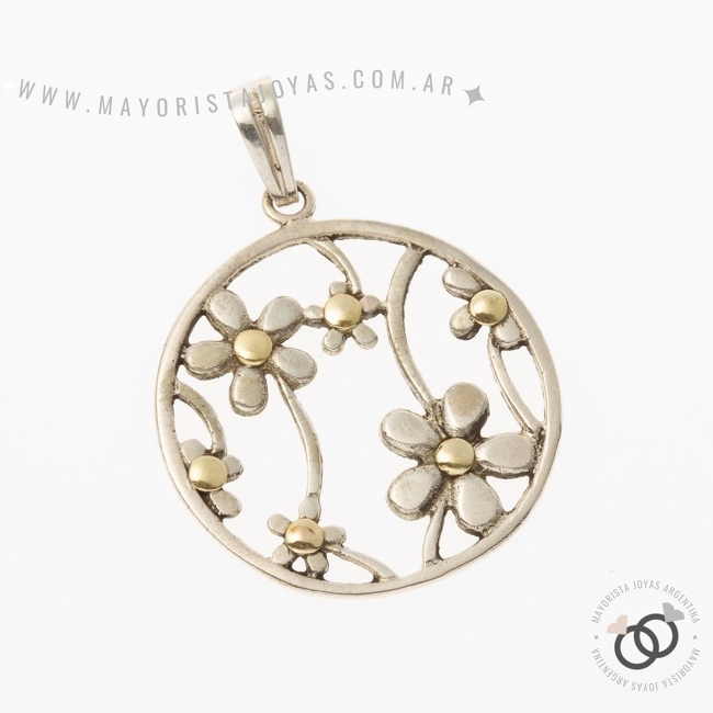 DIJE PLATA Y ORO (POD085)