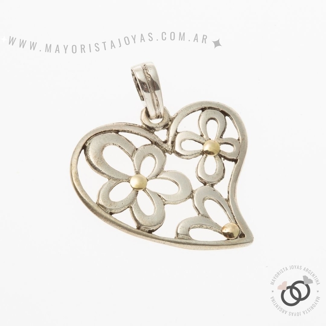 DIJE PLATA Y ORO (POD086)