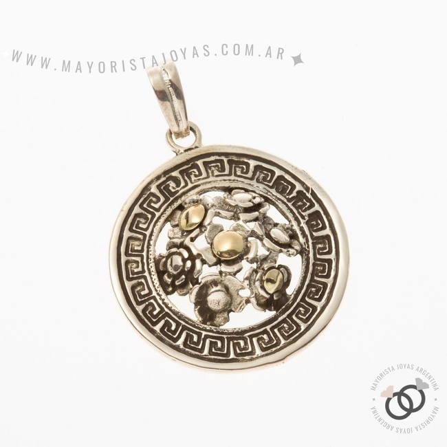 DIJE PLATA Y ORO (POD090)