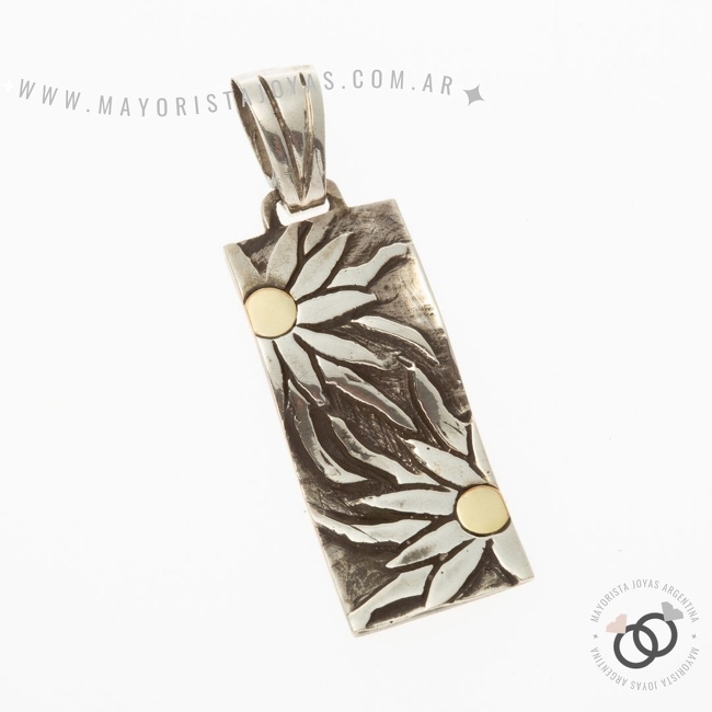 DIJE PLATA Y ORO (POD094)