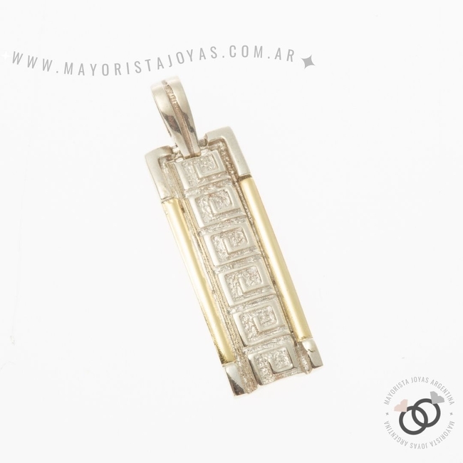 DIJE PLATA Y ORO (POD096)