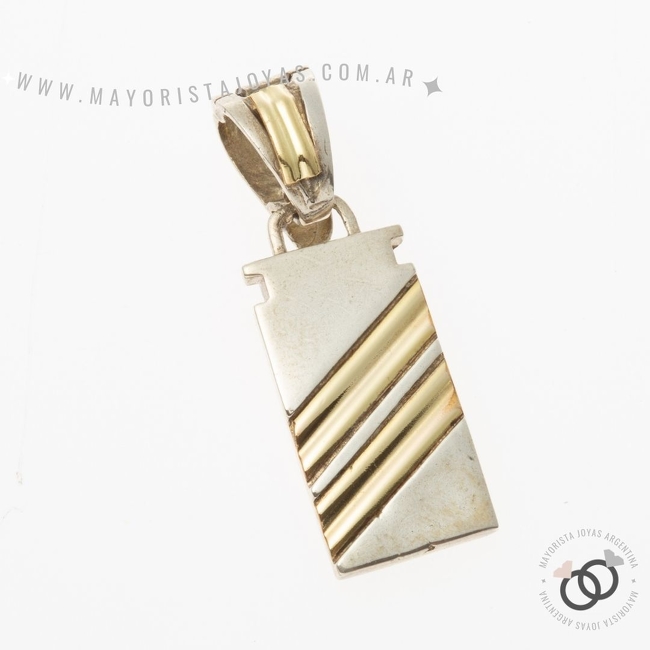 DIJE PLATA Y ORO (POD103)