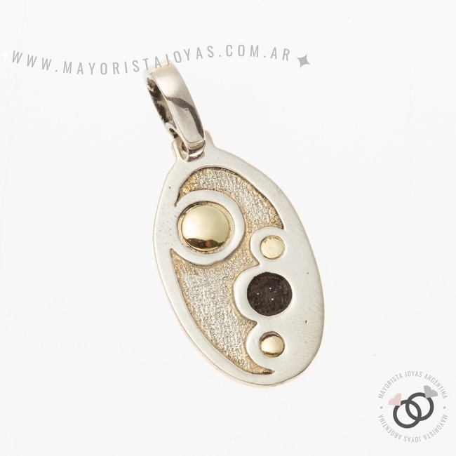 DIJE PLATA Y ORO (POD107)