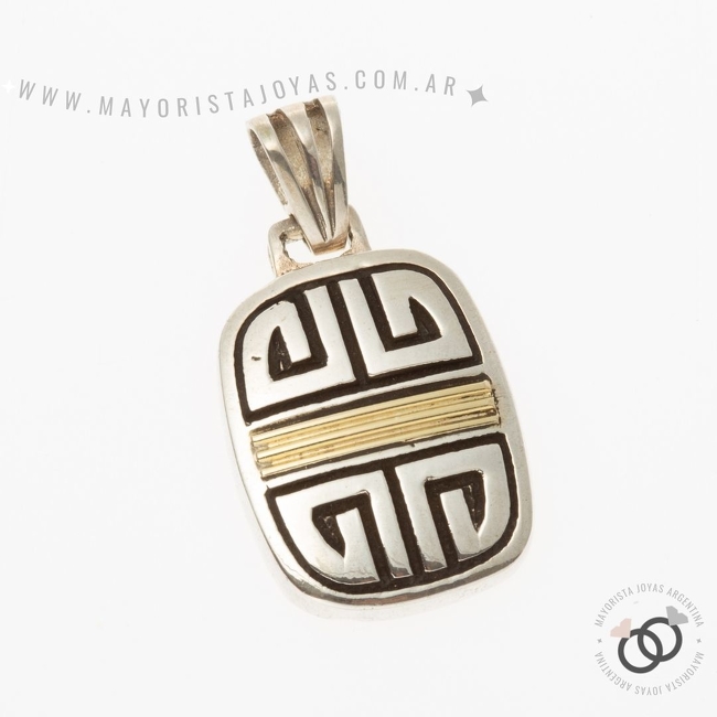 DIJE PLATA Y ORO (POD108)