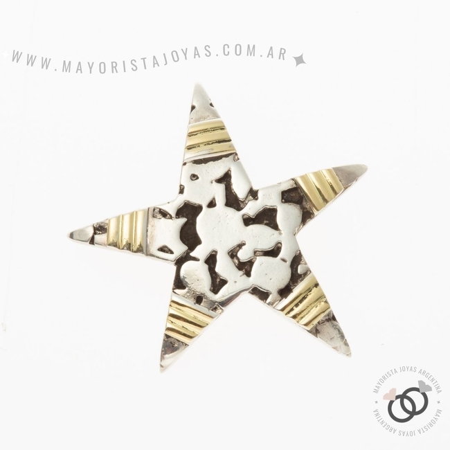 DIJE PLATA Y ORO (POD109)