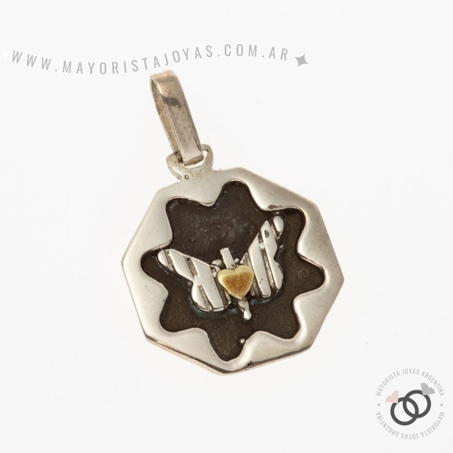 DIJE PLATA Y ORO (POD111)