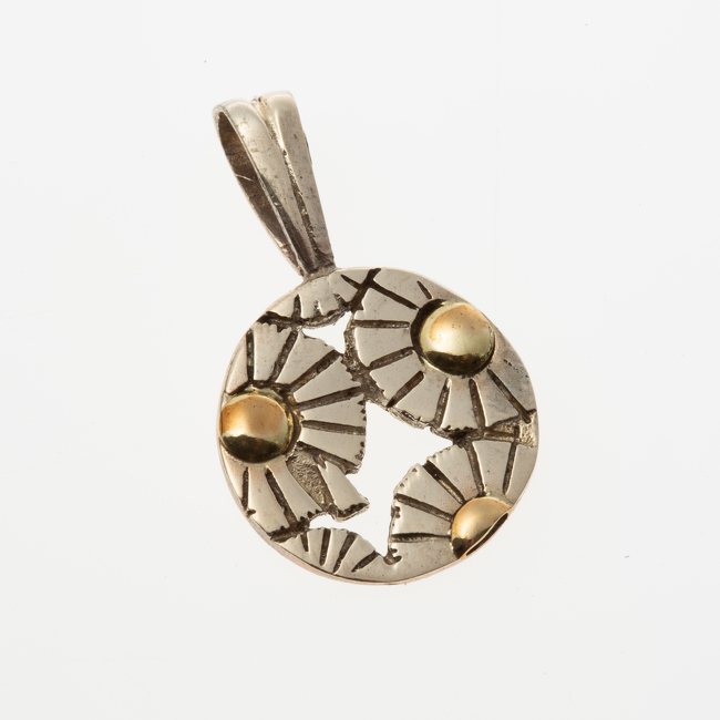 DIJE PLATA Y ORO (POD131)