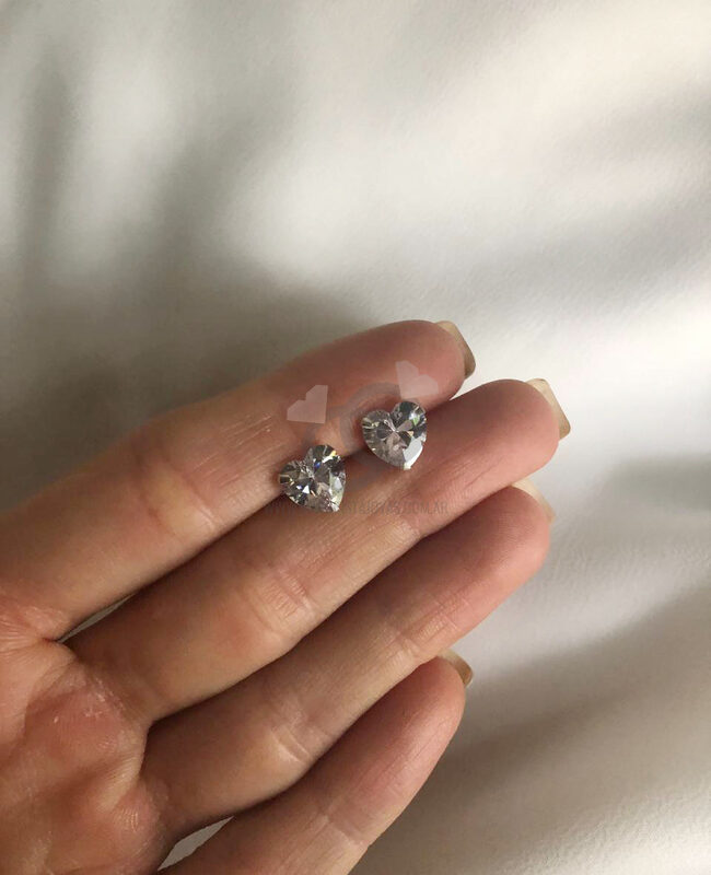 ARO PLATA Y CUBIC CORAZON (PPC0073)