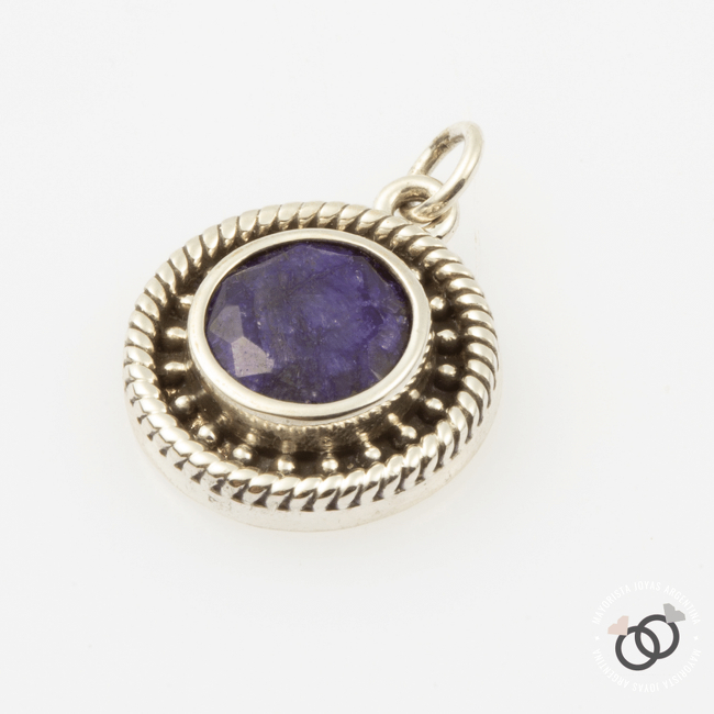 DIJE PLATA Y PIEDRA (PPD146)