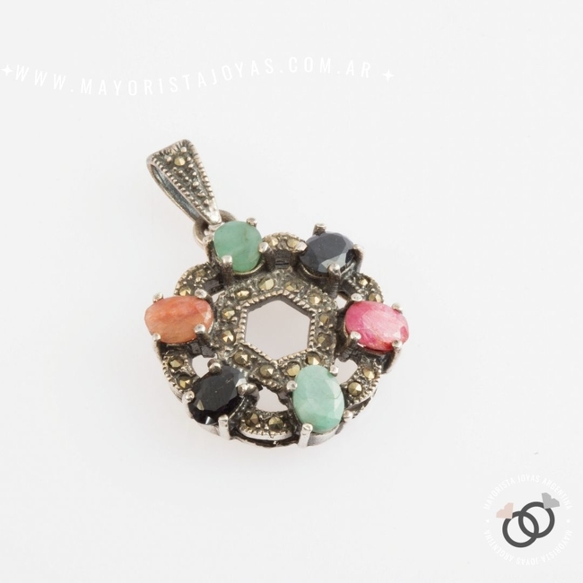 DIJES PLATA PIEDRA (PPD112)